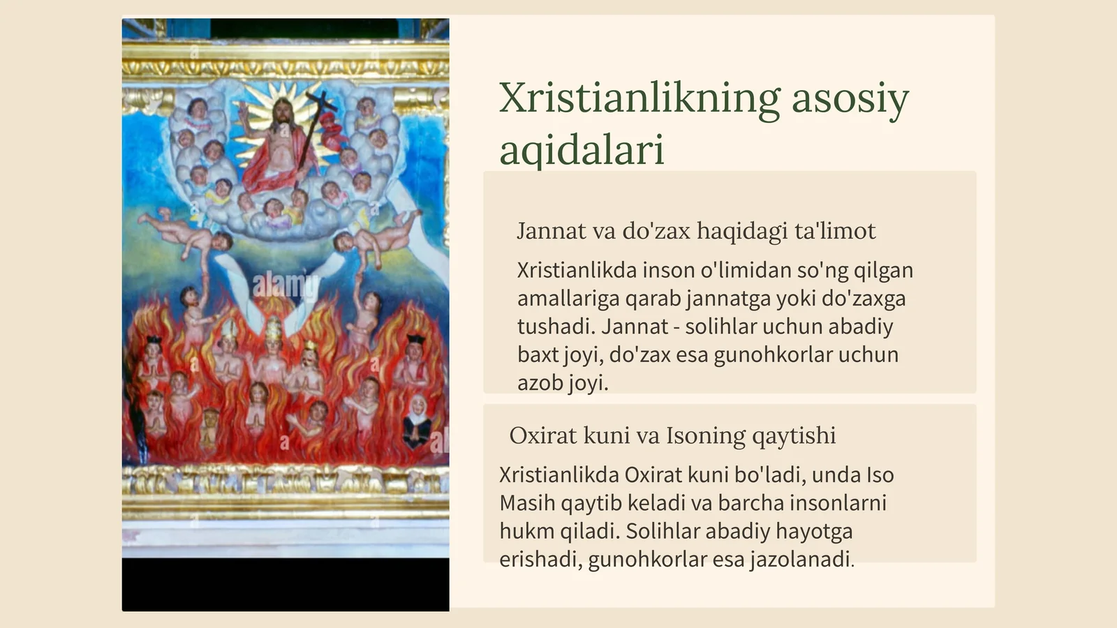 Xristianlikning asosiy aqidalari