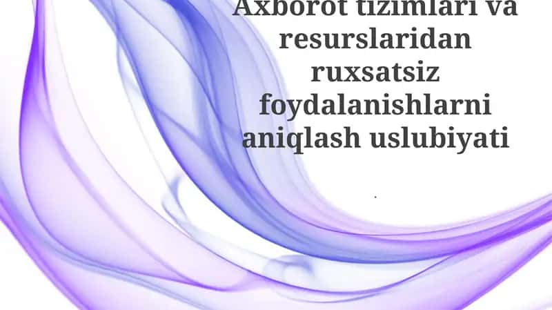 Xavfsizlik bo'yicha o'quv mashg'ulotlari