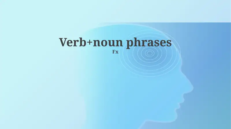 Defining Verb+Noun Phrases