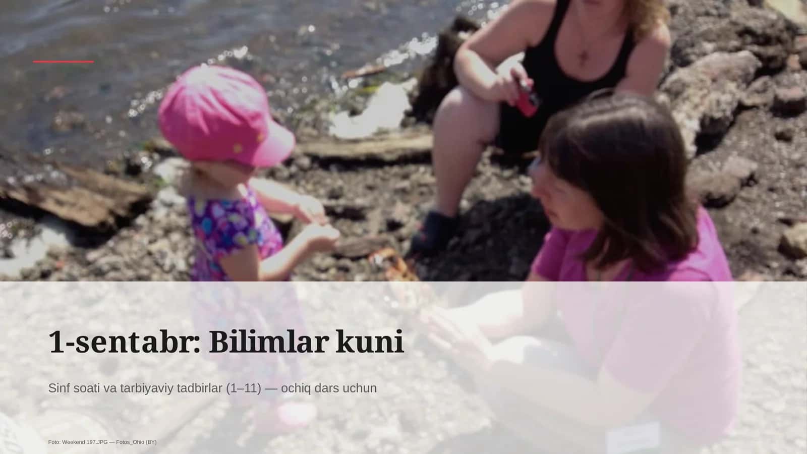 1-sentabr: Bilimlar kuni