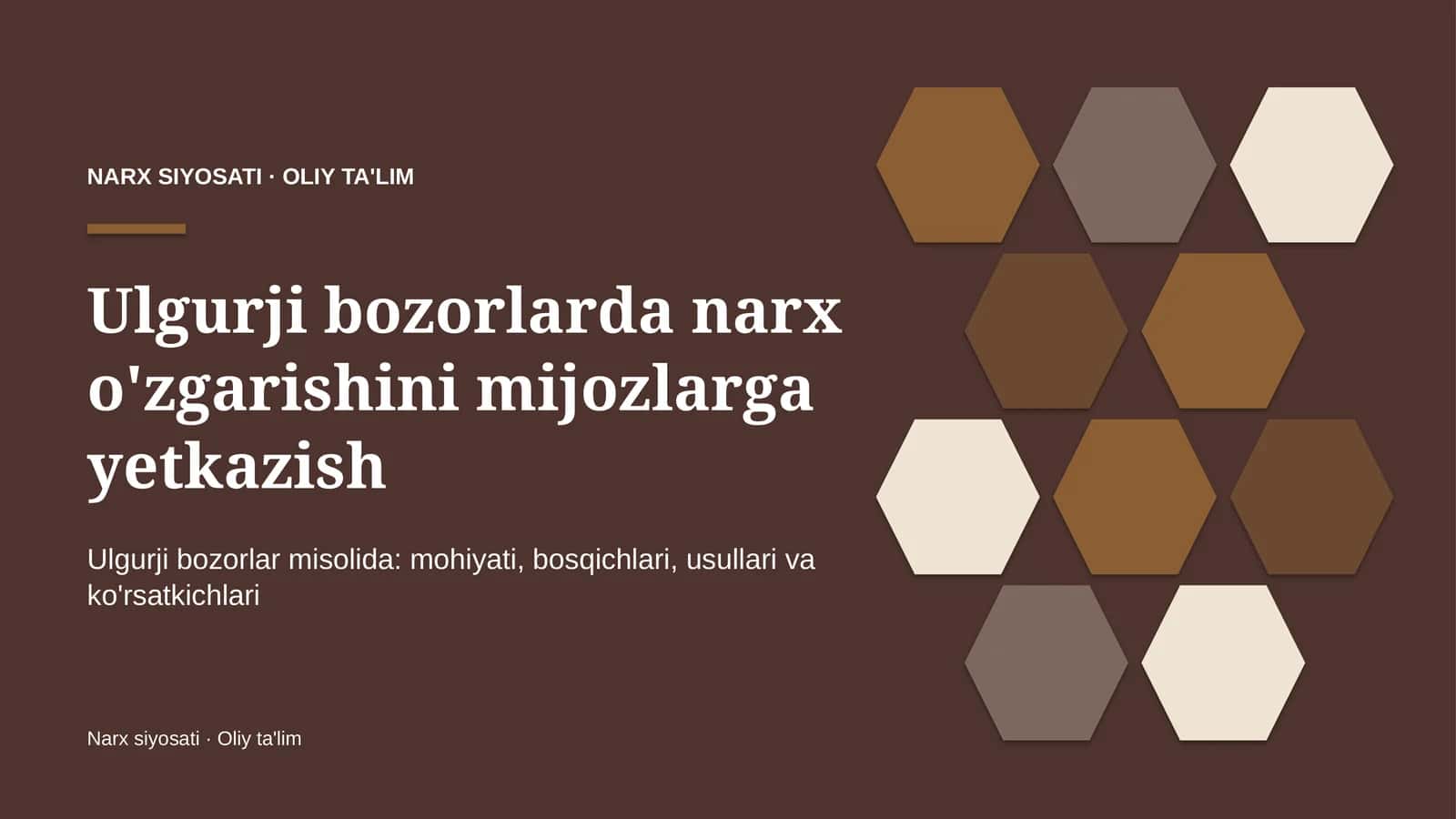ulgurji bozorlarda narx o'zgarishini mijozlarga yetkazish 4038