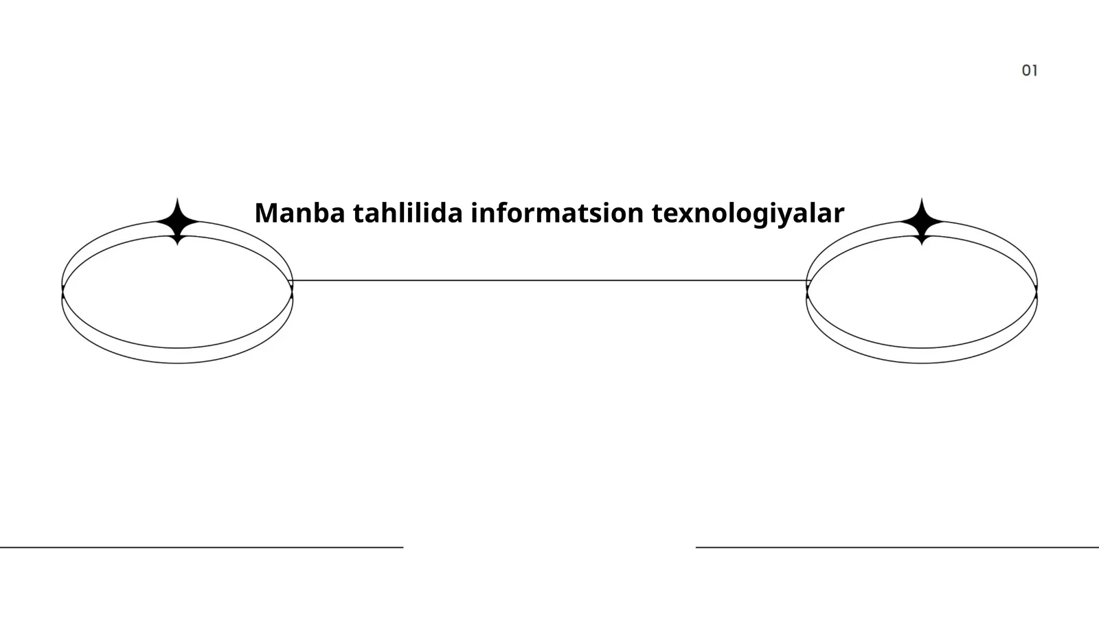 Elektron manbalar va ularning tahlili