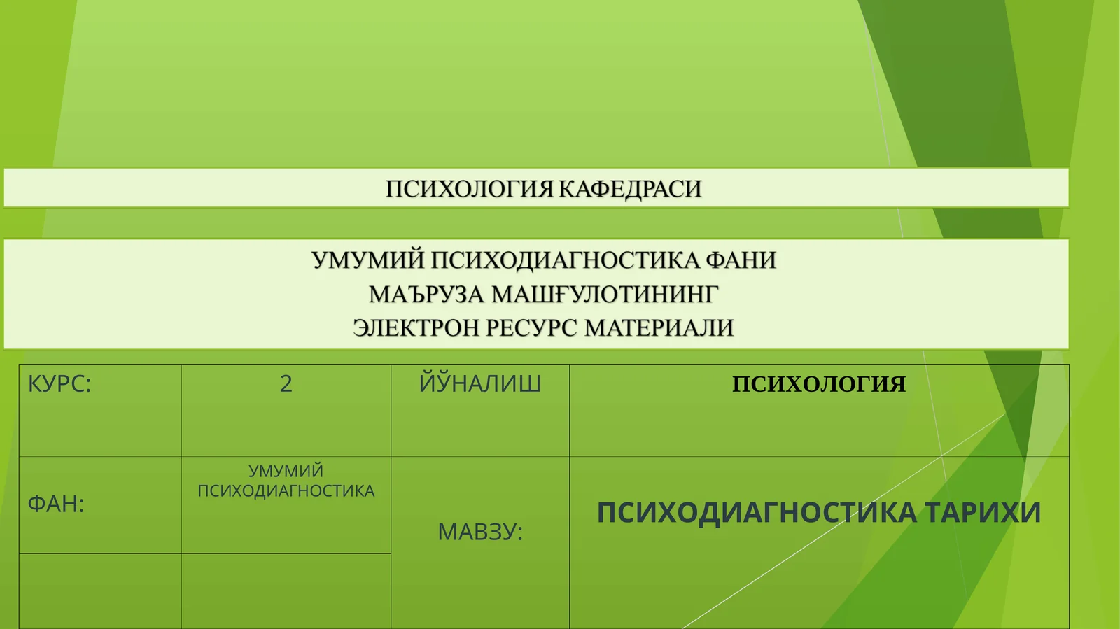 Психология