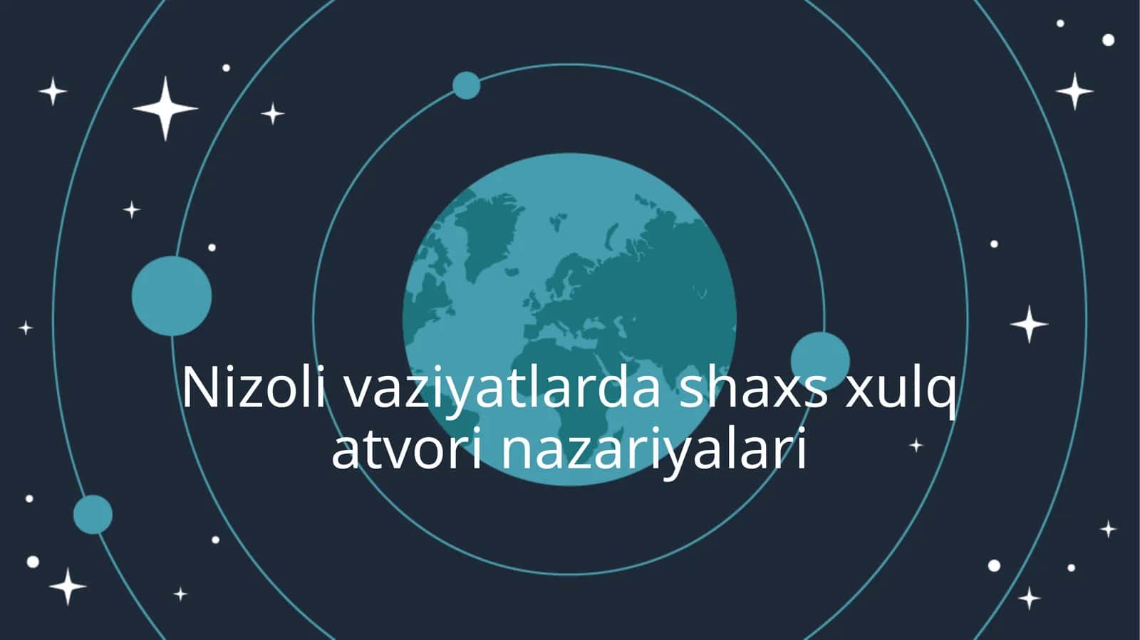 Nizoli vaziyatlarda shaxs xulq atvori nazariyalari