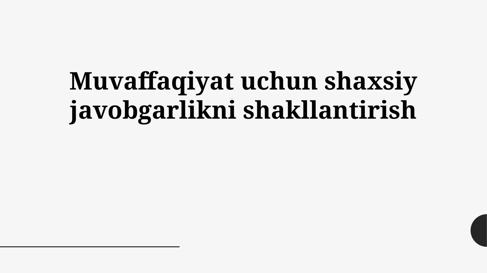 Harakatlar rejasi va uning amalga oshirilishi