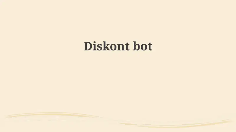 Diskontbot