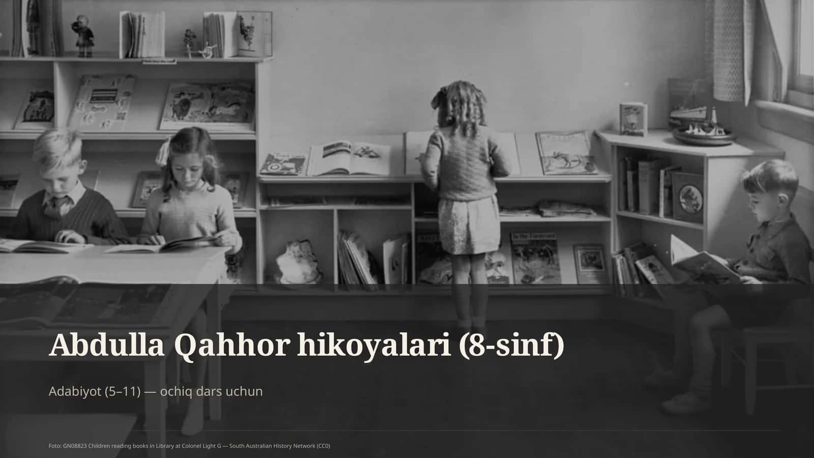 Abdulla Qahhor hikoyalari (8-sinf)