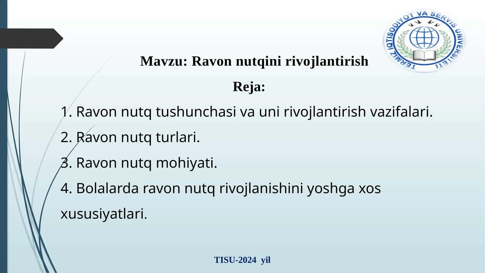Ravon nutqini rivojlantirish