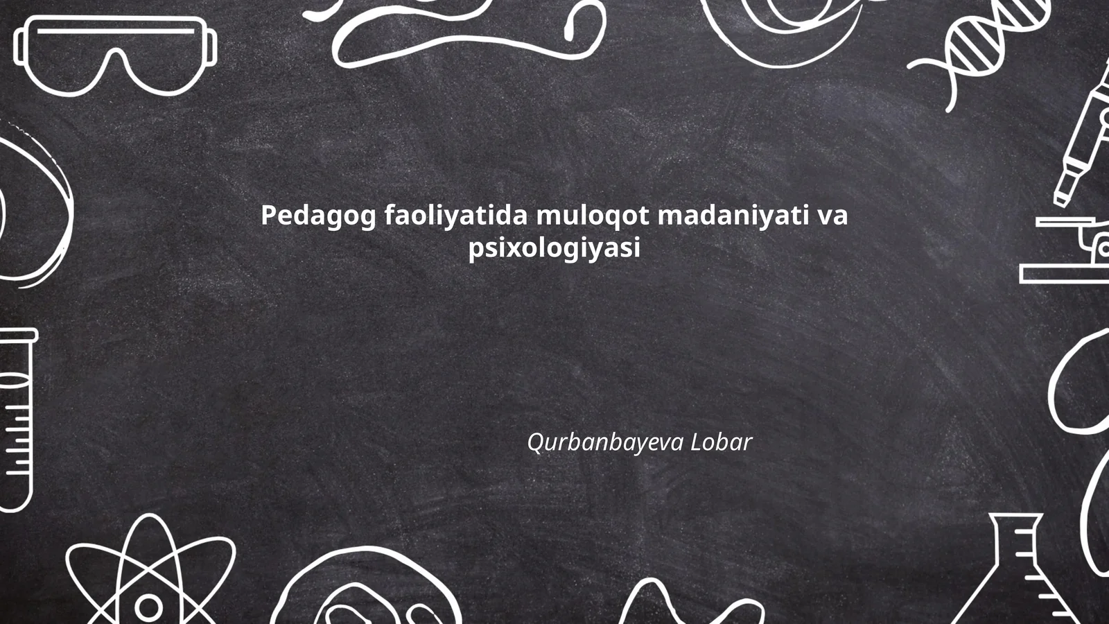 Pedagogik Muloqot Asoslari