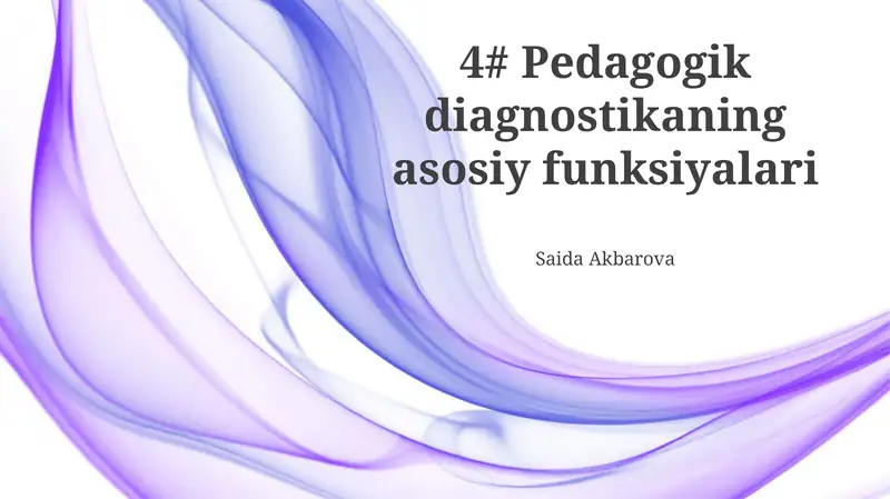 Pedagogik diagnostika