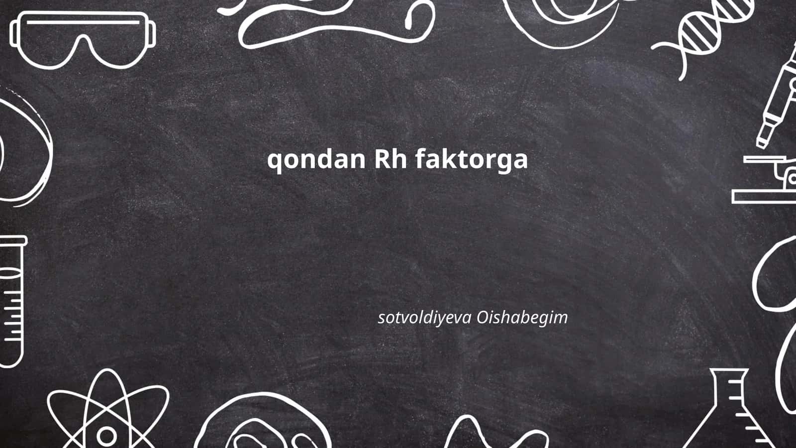 Rh faktor