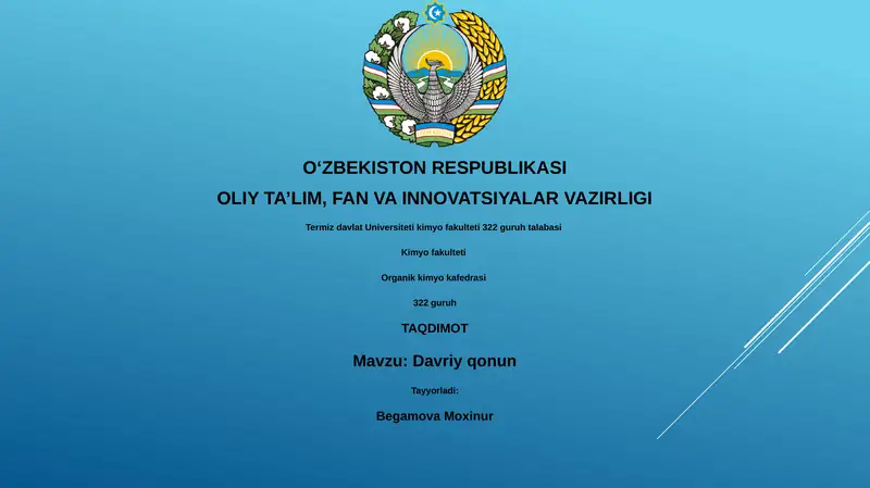 Davriy qonun
