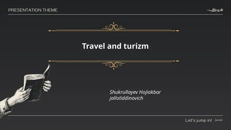 Travel and turizm