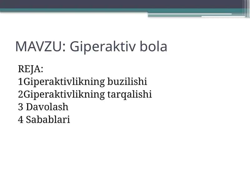 Giperaktiv   bola