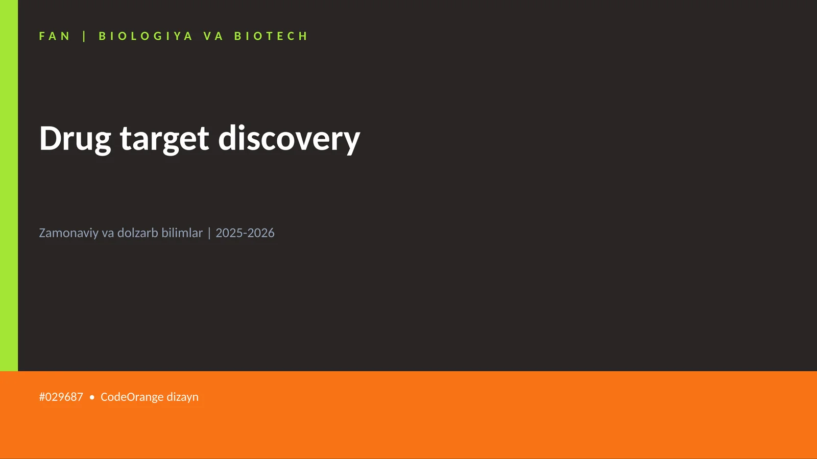 Drug target discovery