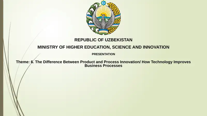 Product vs. Process Innovation: Defining the Difference