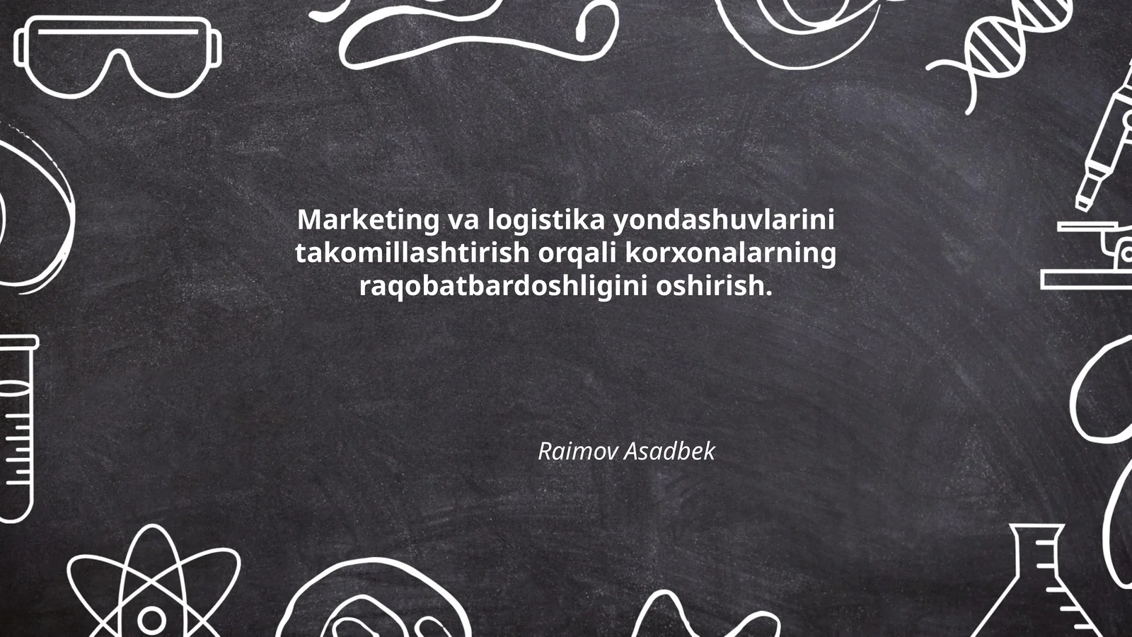 Marketing va logistika yondashuvlarini takomillashtirish orqali korxonalarning raqobatbardoshligini oshirish