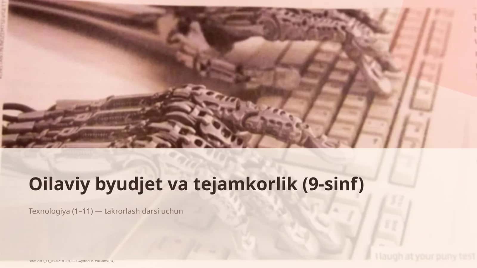Oilaviy byudjet va tejamkorlik (9-sinf)