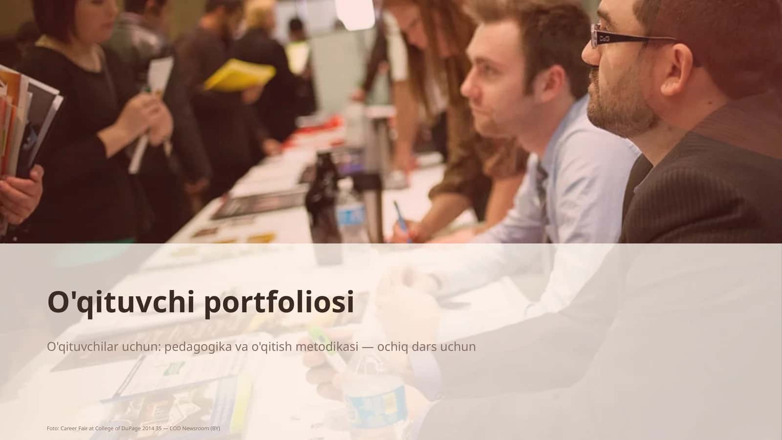 O'qituvchi portfoliosi