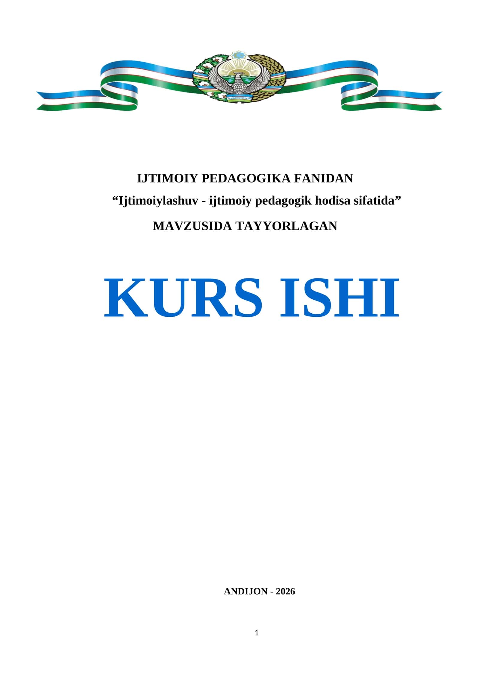 Ijtimoiylashuv - ijtimoiy pedagogik hodisa sifatida