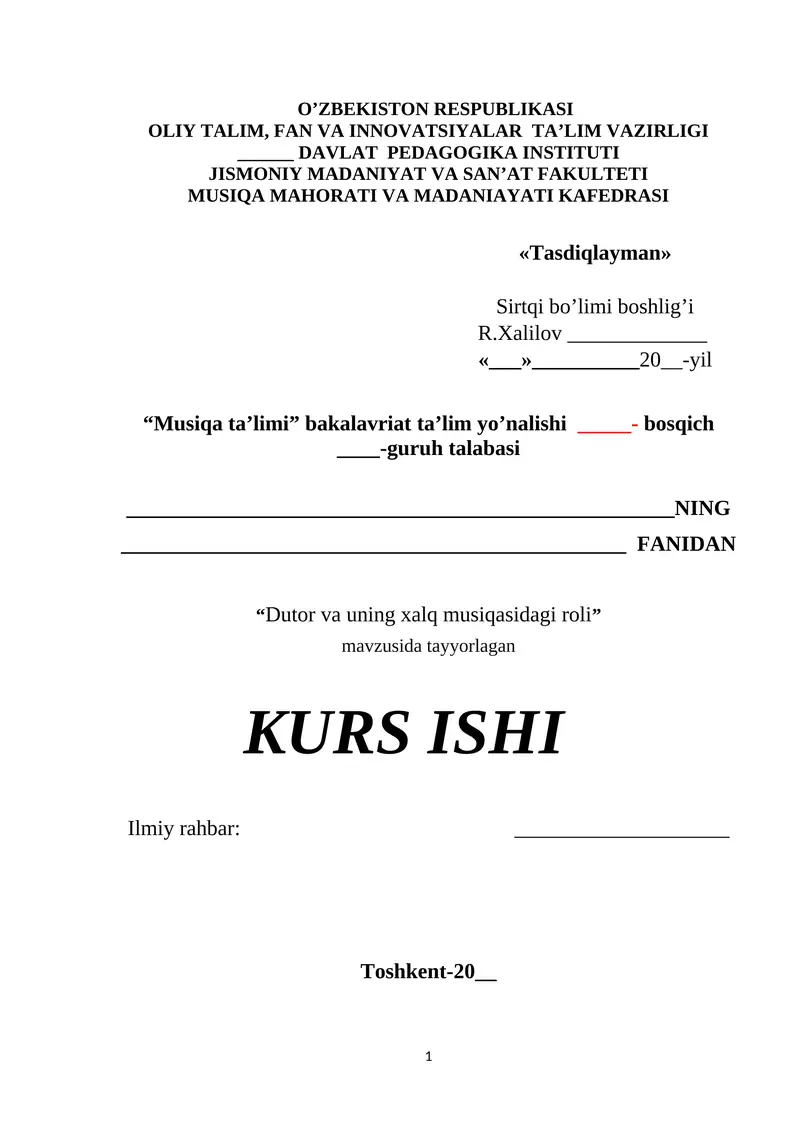 Dutor va uning xalq musiqasidagi roli
