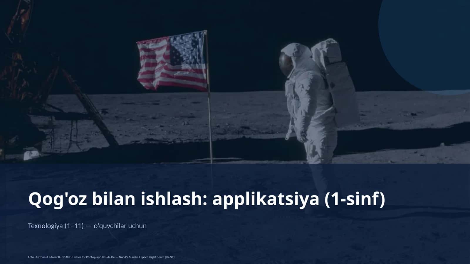Qog'oz bilan ishlash: applikatsiya (1-sinf)