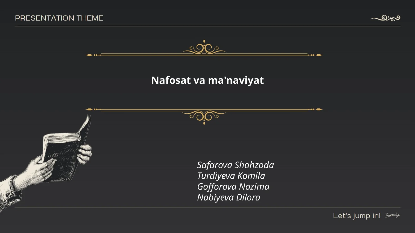 Nafosat va ma'naviyat