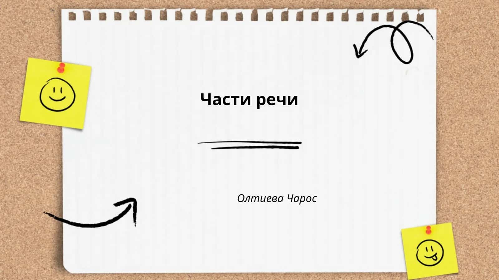 Части речи
