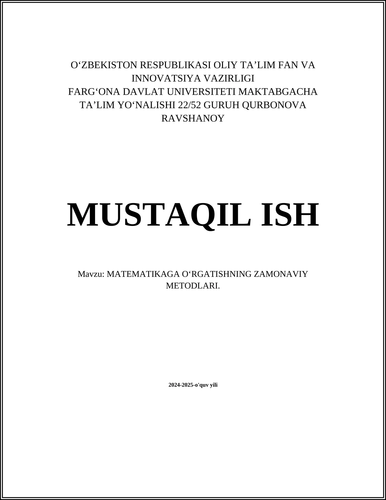 Interfaol o'qitish usullari