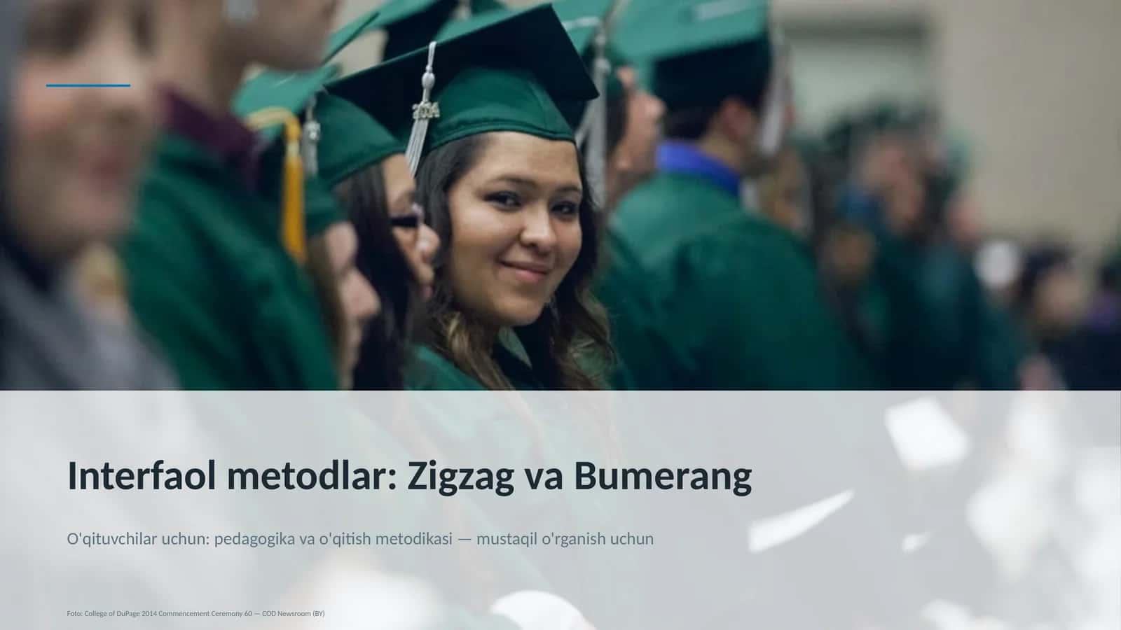 Interfaol metodlar: Zigzag va Bumerang