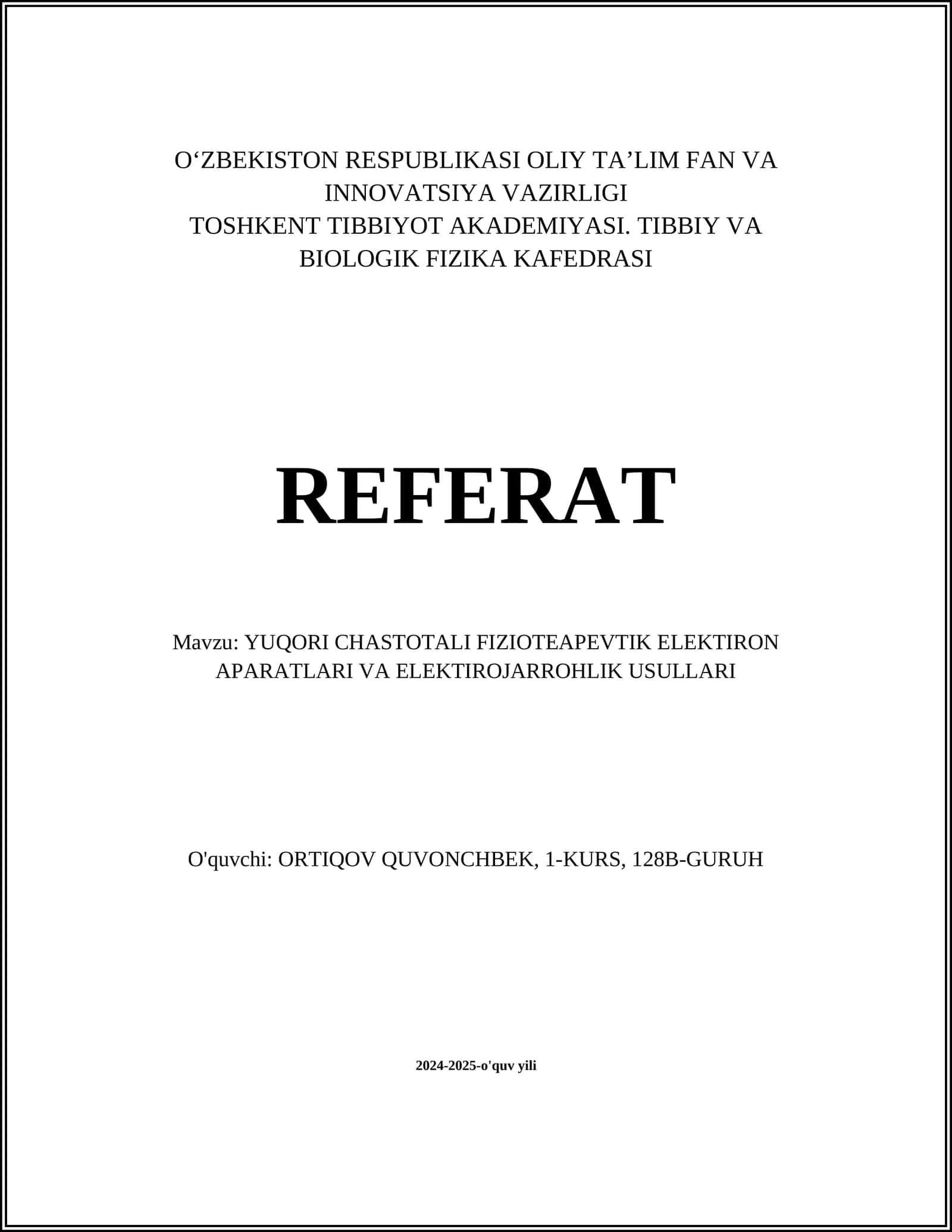 Yuqori chastotali terapiya mashinalari