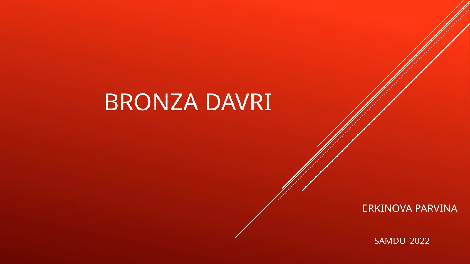 Bronza davri