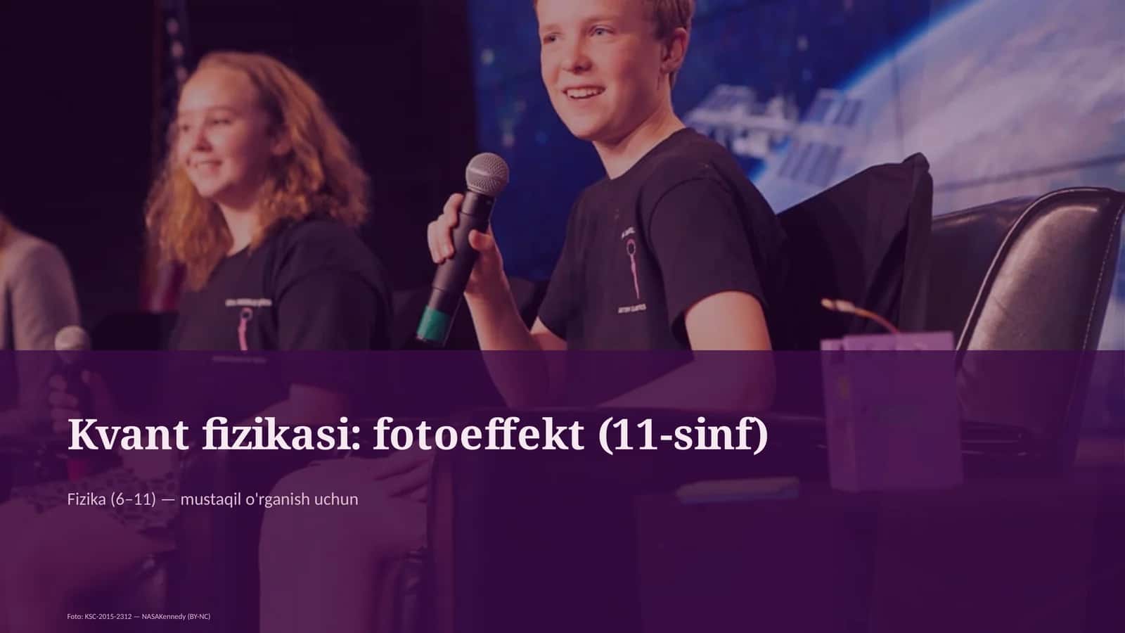 Kvant fizikasi: fotoeffekt (11-sinf)