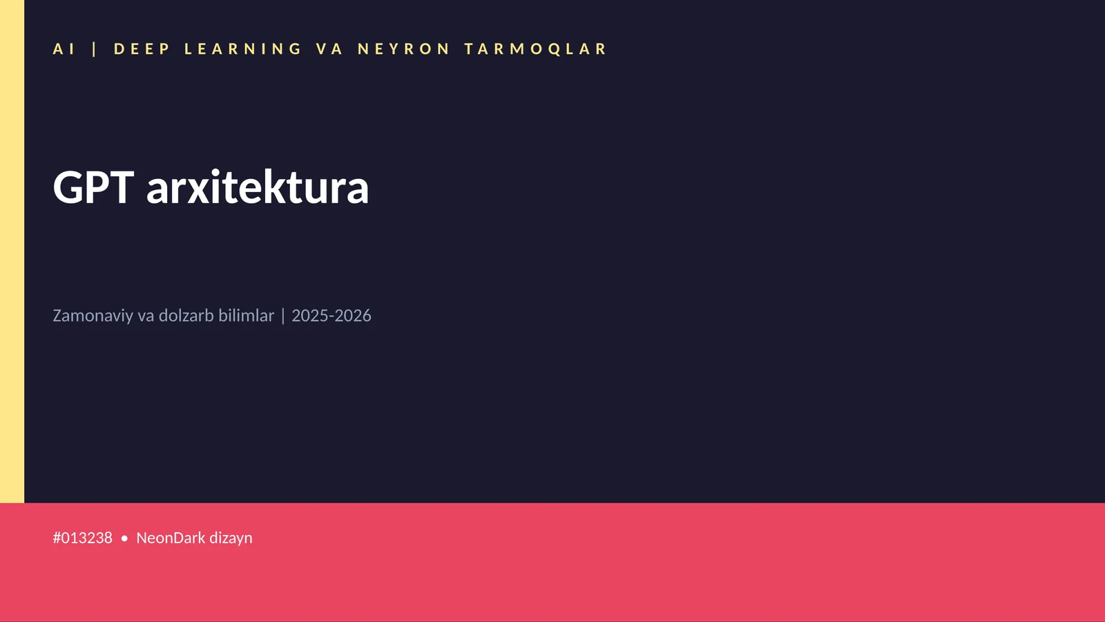 GPT arxitektura
