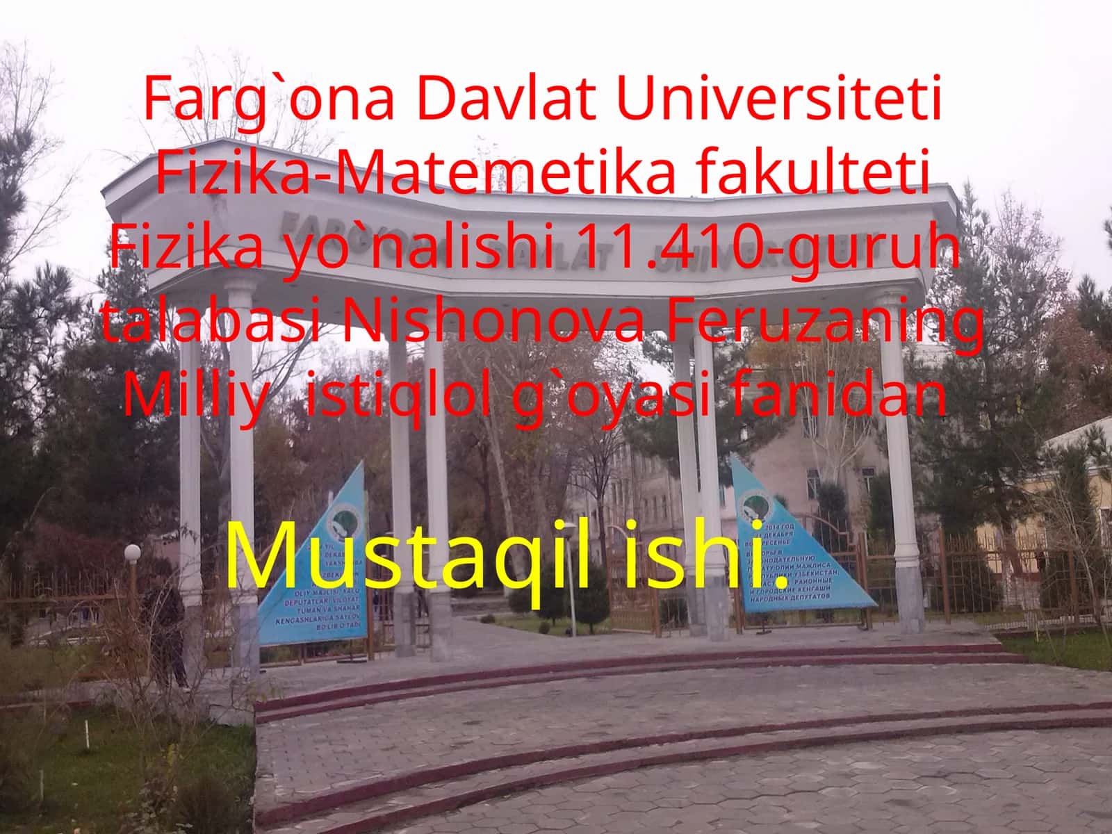 O`zbekiston 21-asr bo'sag'asida