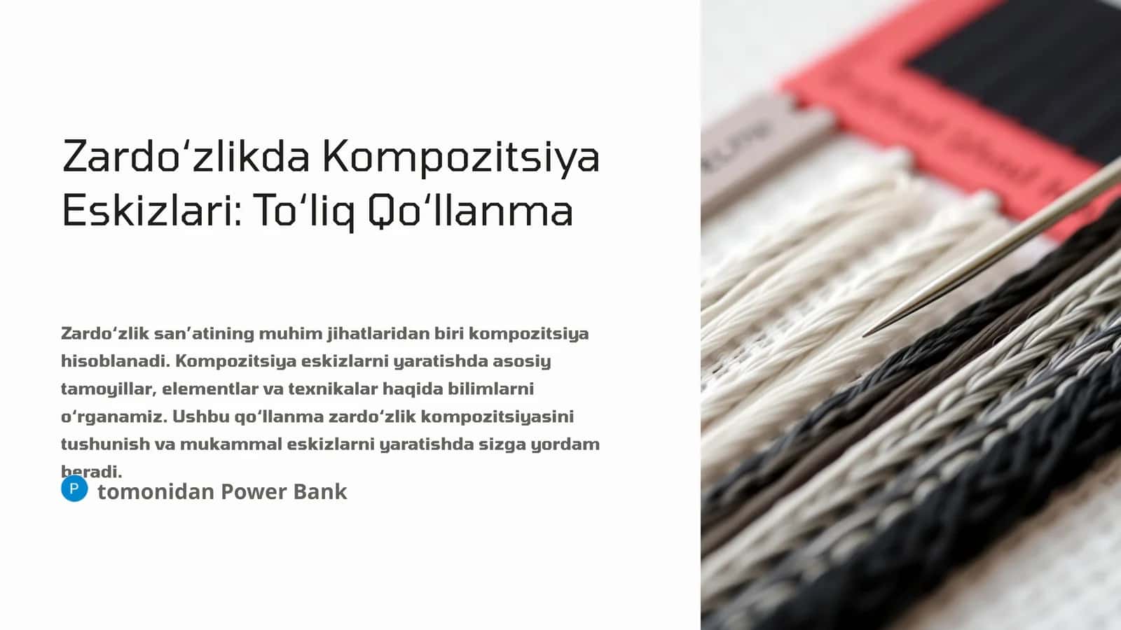 Zardo‘zlikda Kompozitsiya Eskizlari: To‘liq Qo‘llanma