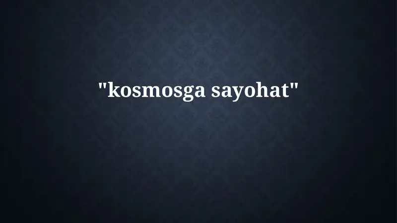 Fazoga sayohat