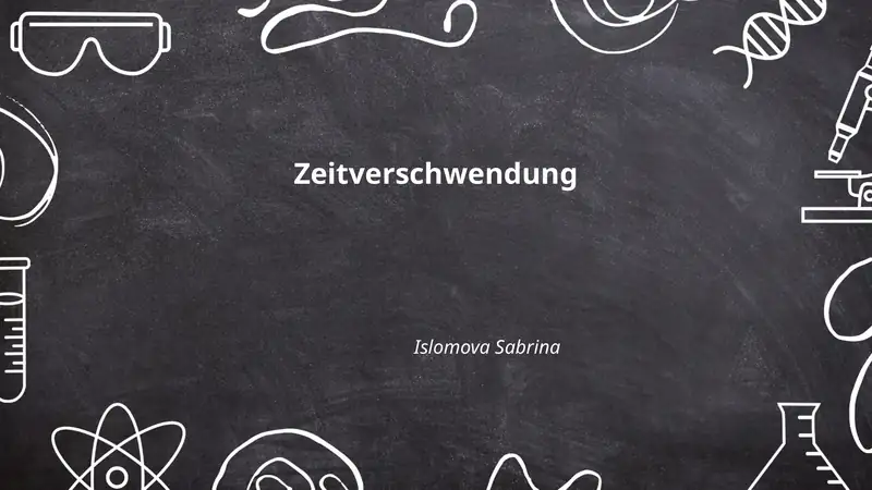 Zeitverschwendung