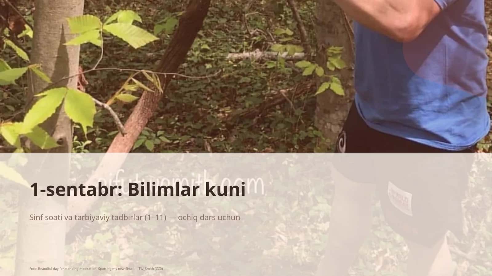 1-sentabr: Bilimlar kuni