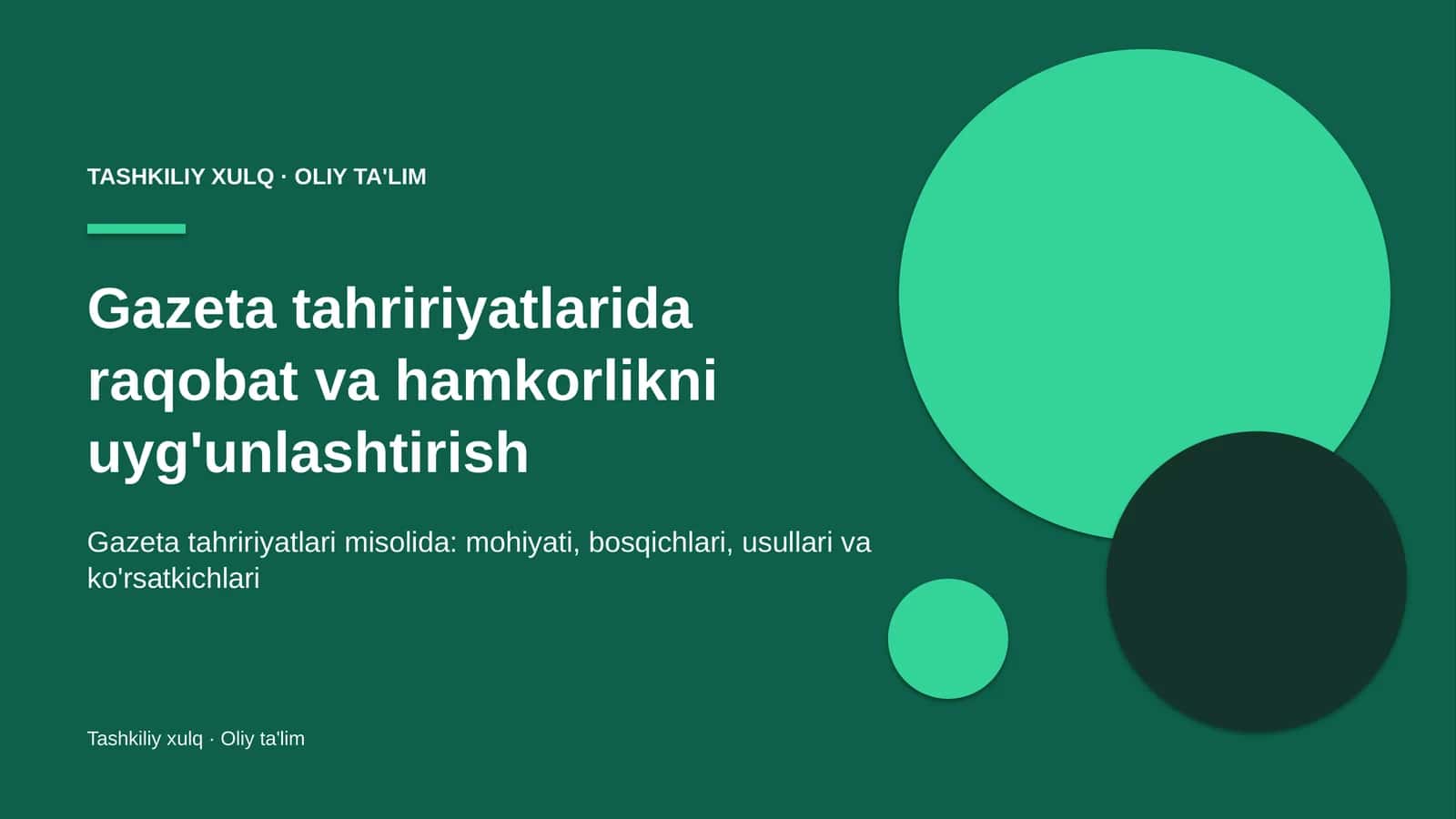 gazeta tahririyatlarida raqobat va hamkorlikni uyg'unlashtirish 3532