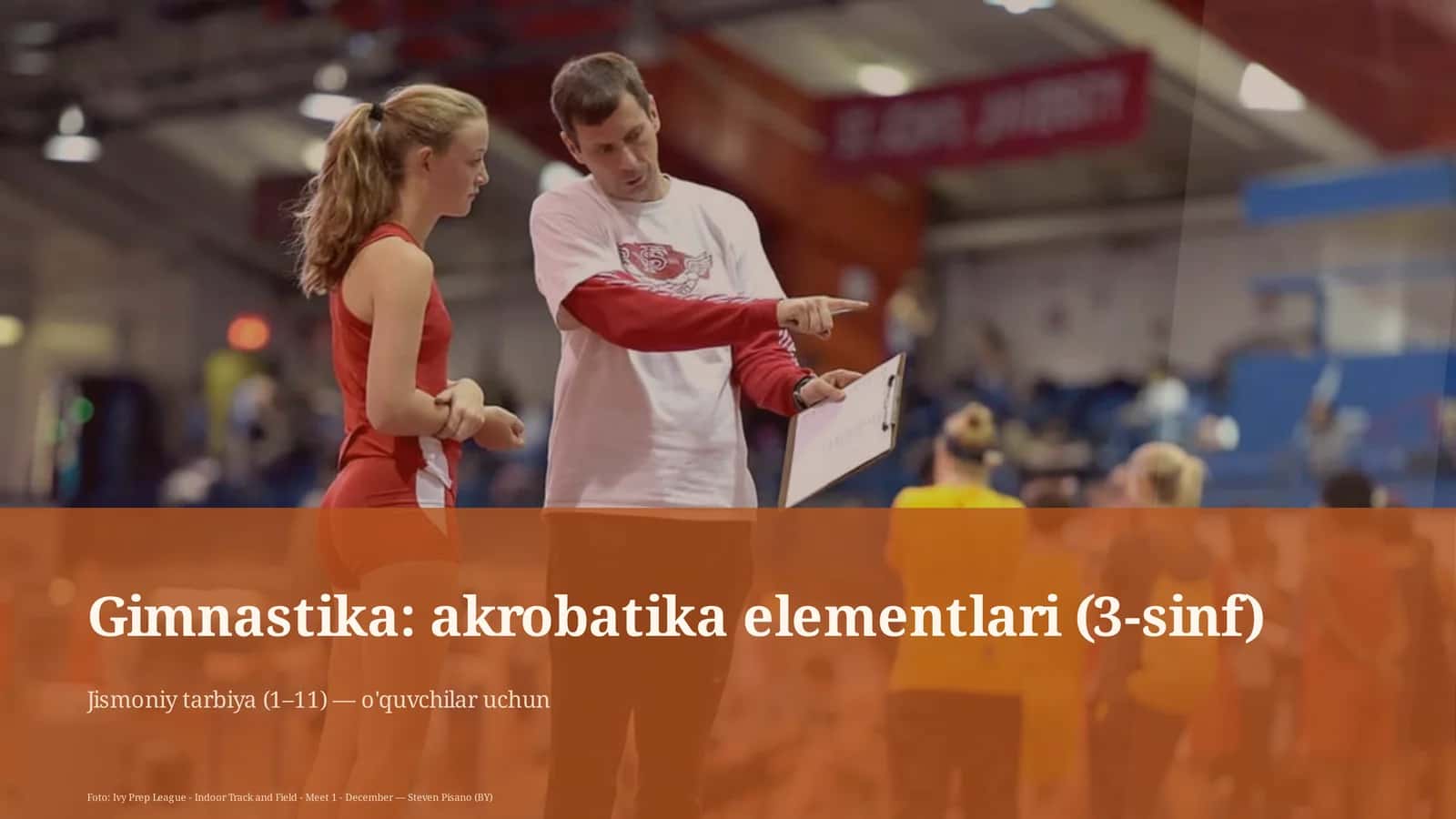 Gimnastika: akrobatika elementlari (3-sinf)