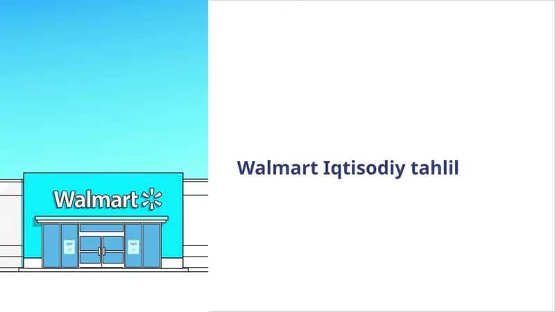 Wallmart kompaniyasi iqtisodiy tahlil
