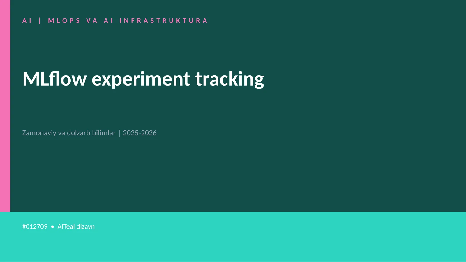 AI | MLOPS VA AI INFRASTRUKTURA