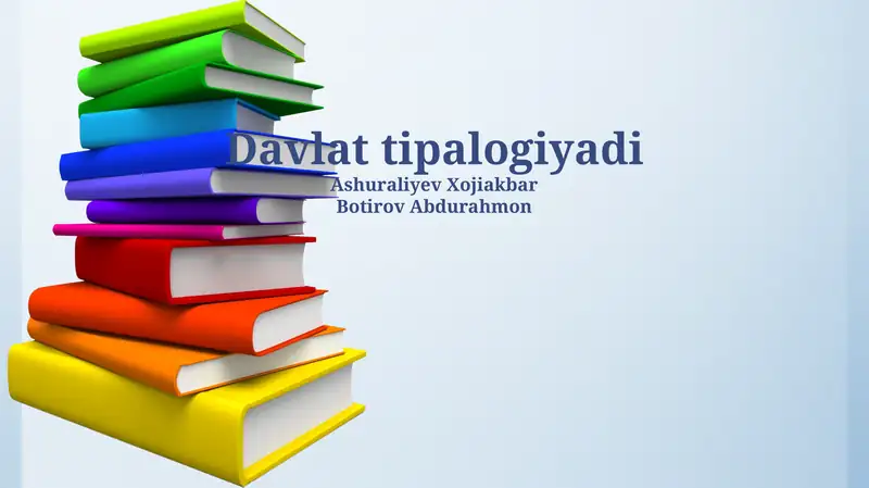 Davlat tipalogiyadi