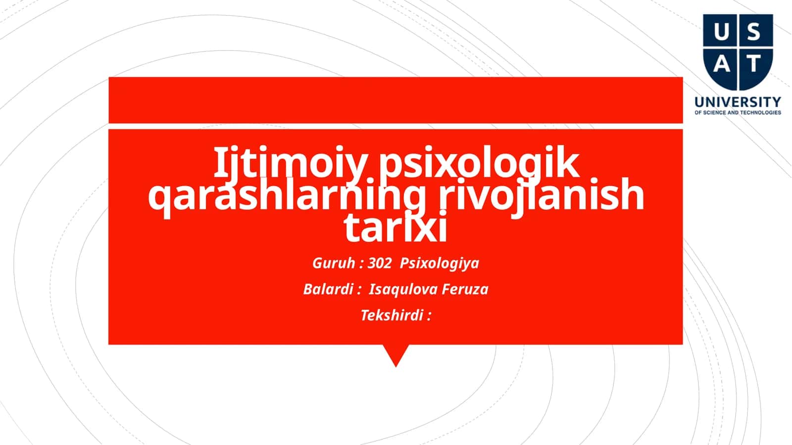 Ijtimoiypsixologik qarashlarning rivojlanishi