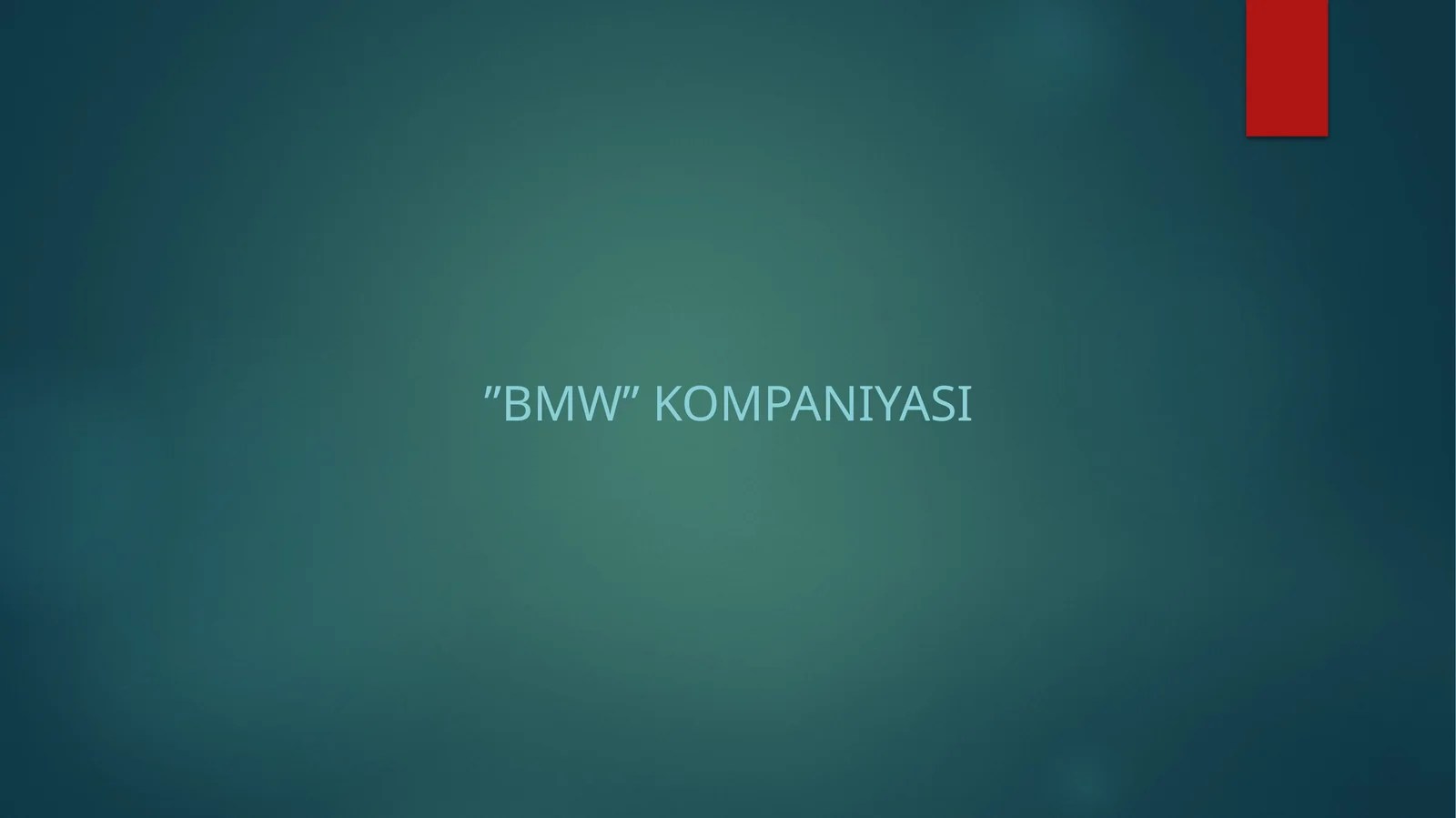BMW KOMPANIYASI