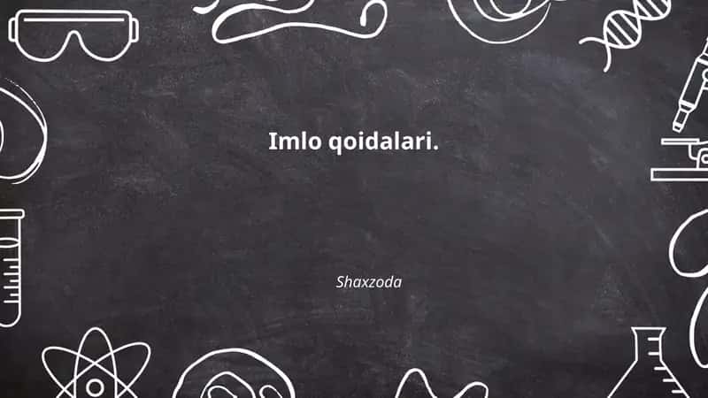 Imlo qoidalari