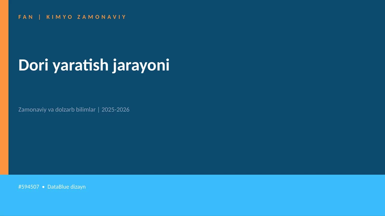 Dori yaratish jarayoni