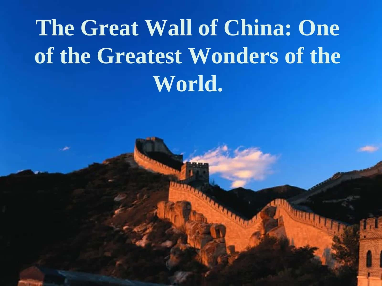 Construction of the Great Wall of China