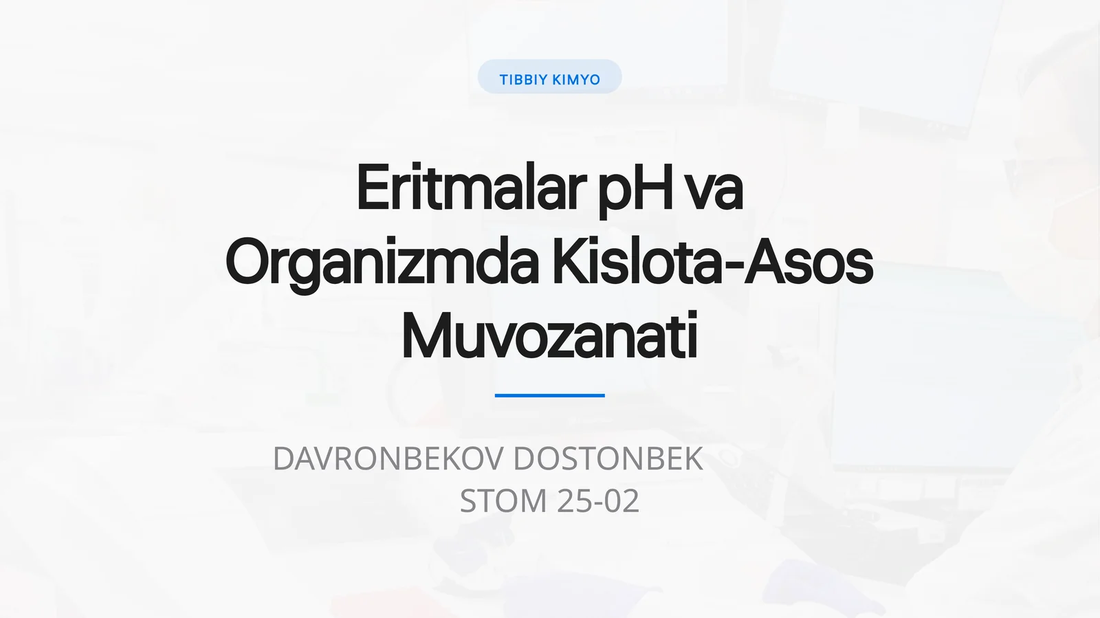 Eritmalar pH va Organizmda Kislota-Asos Muvozanati.pptx